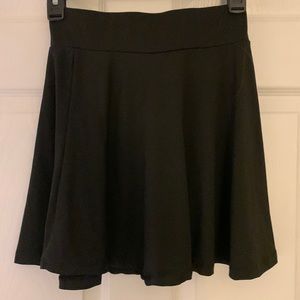 Flowy nylon silky skirt